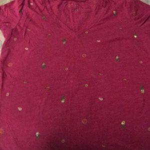 Fruit print t shirt